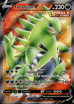 Tyranitar V Full Art - 154/163 - Battle Styles - Holo - Card Cavern