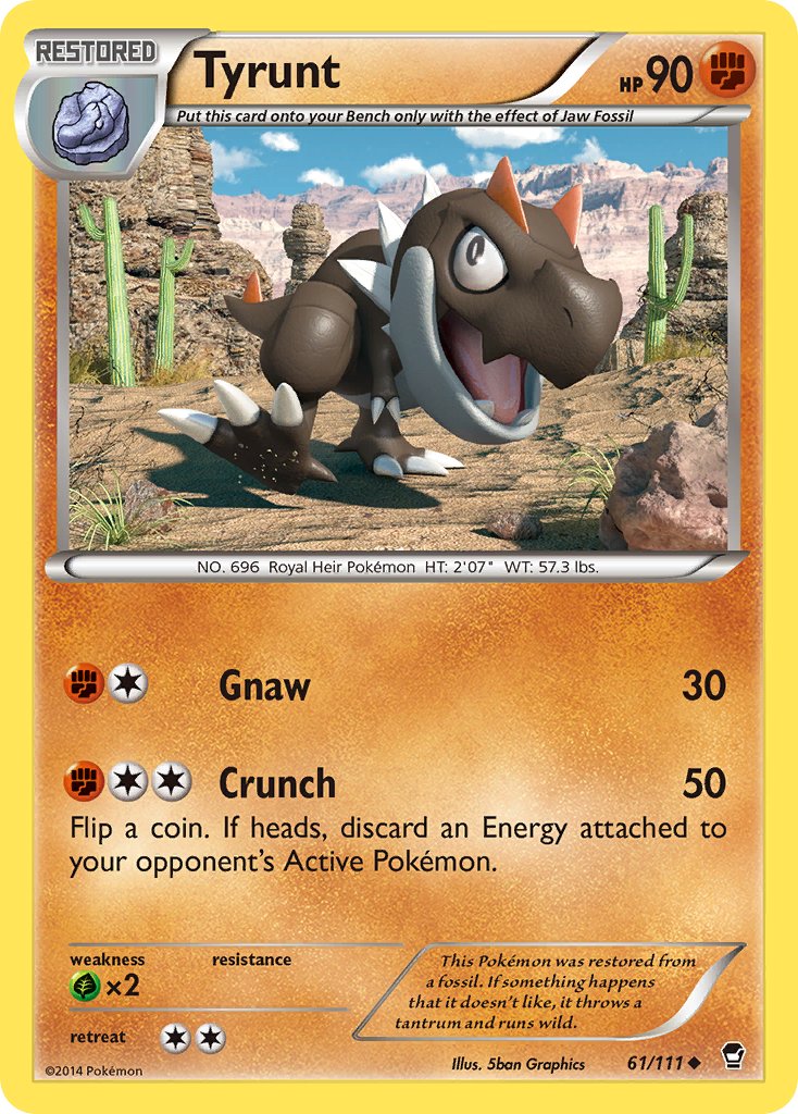 Tyrunt - 61/111 - Furious Fists - Card Cavern