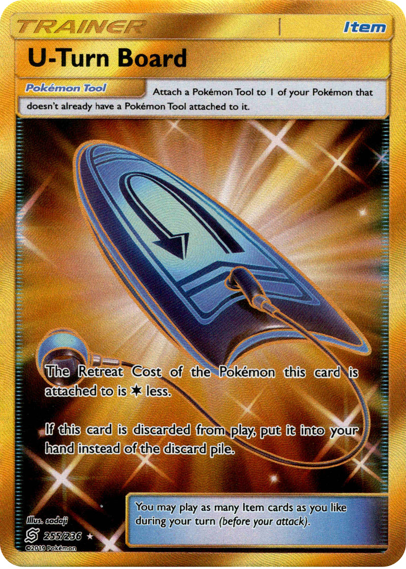 U-Turn Board Secret Rare - 255/236 - Unified Minds - Holo - Card Cavern