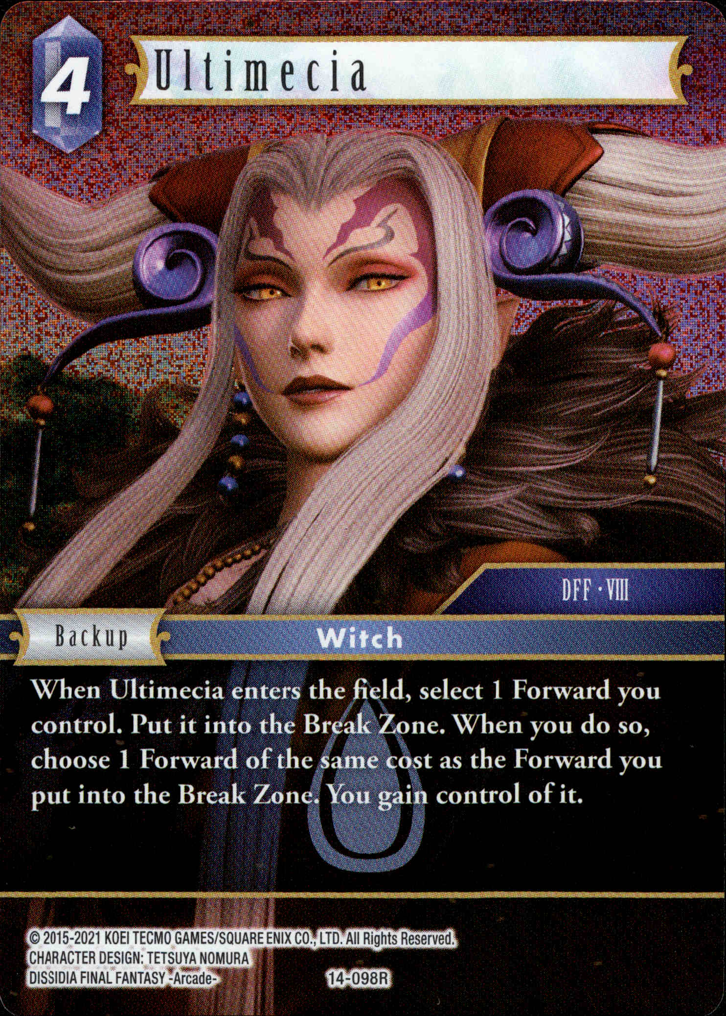 Ultimecia - 14-098R - Opus XIV - Foil - Card Cavern