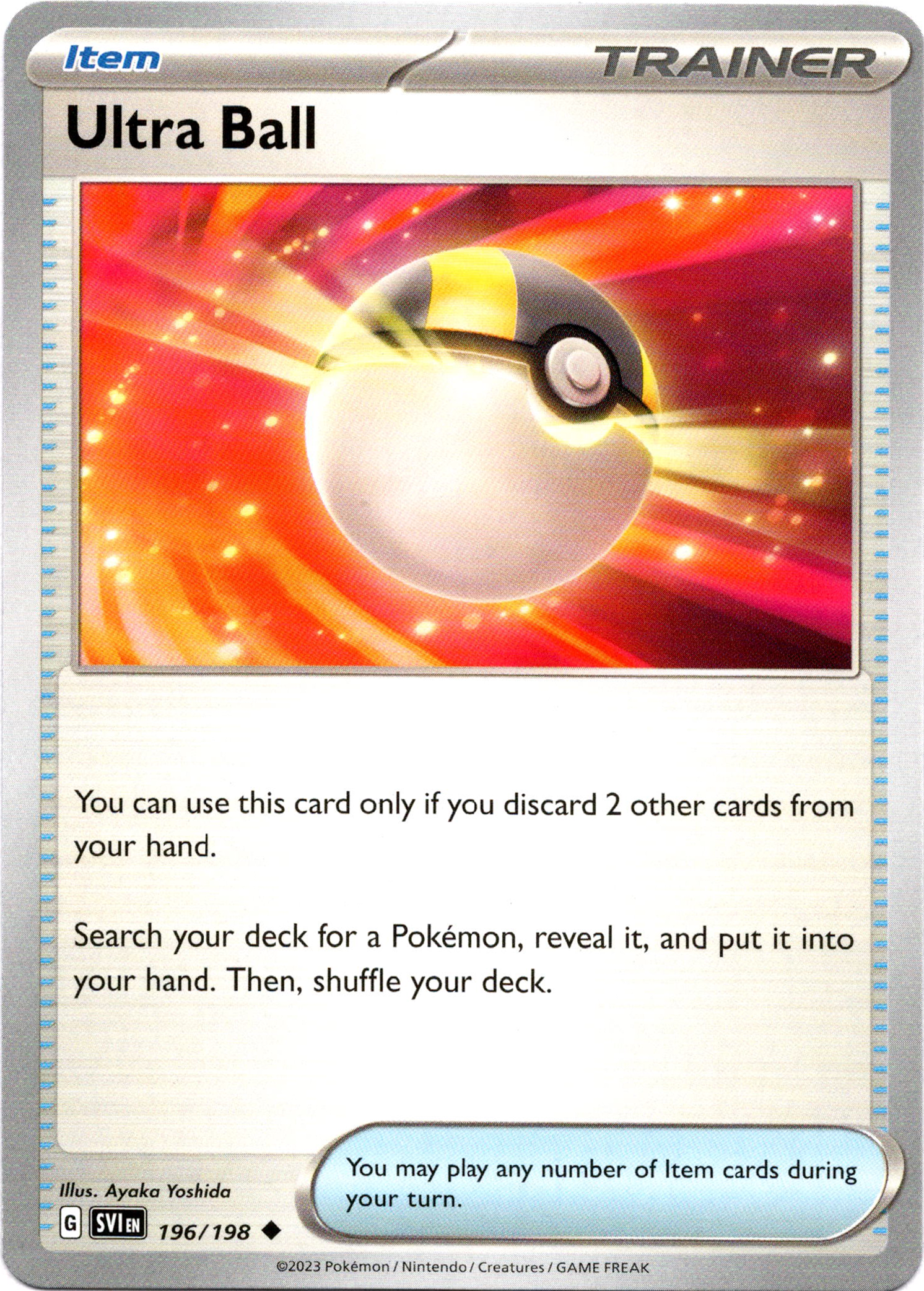 Ultra Ball - 196/198 - Scarlet & Violet - Card Cavern