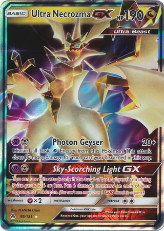 Ultra Necrozma GX - 95/131 - Forbidden Light - Card Cavern