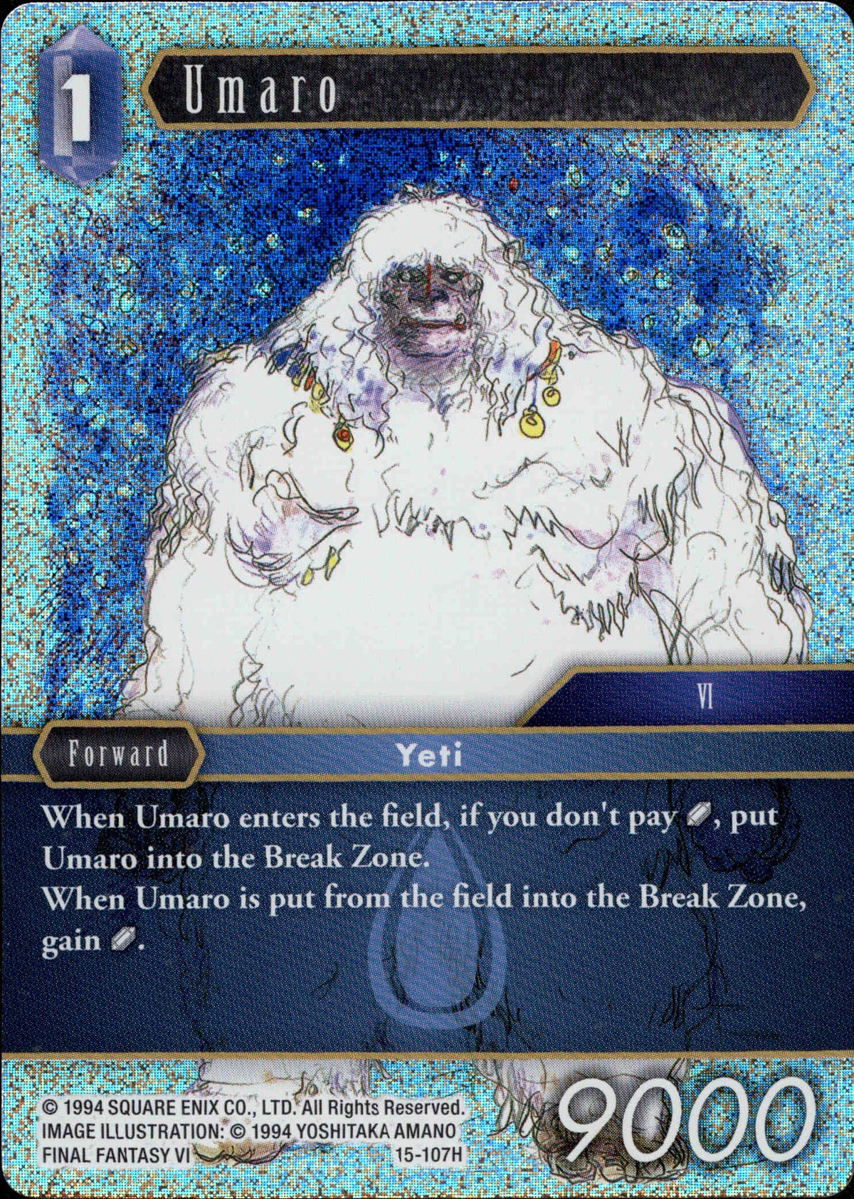 Umaro - 15-107H - Crystal Dominion - Foil - Card Cavern