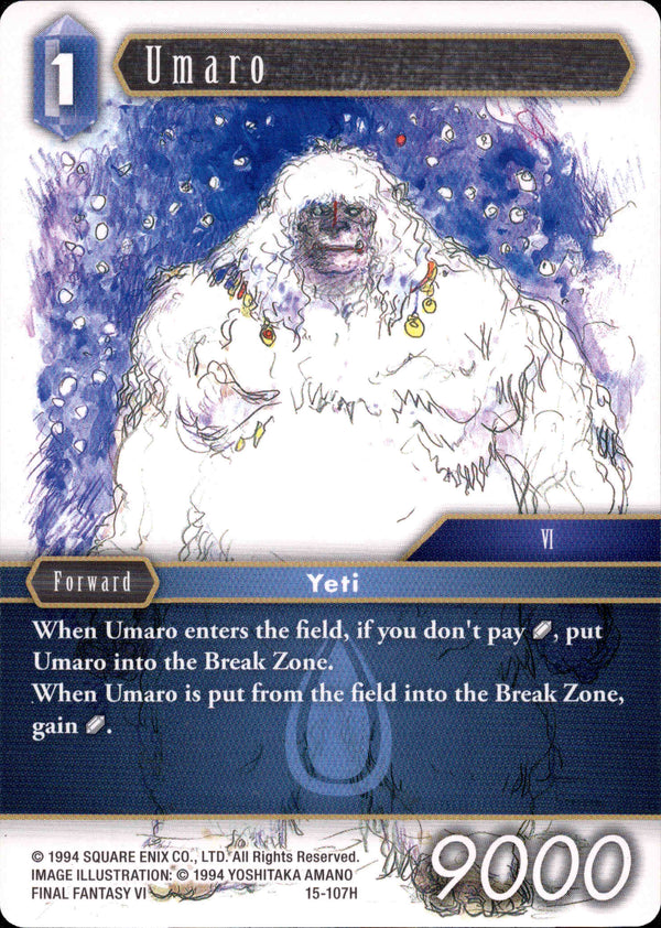 Umaro - 15-107H - Crystal Dominion - Card Cavern