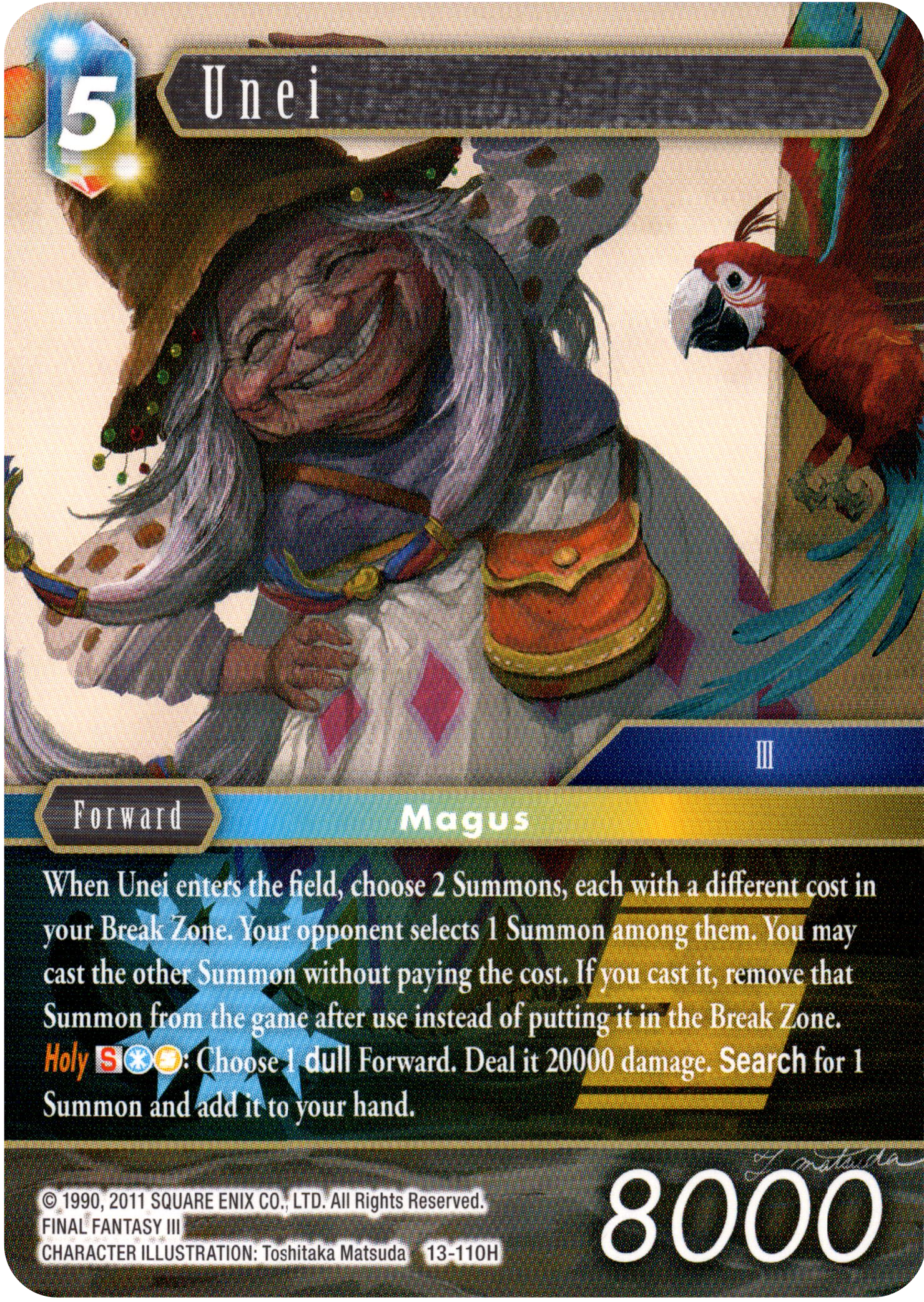 Unei - 13-110H - Opus XIII - Card Cavern