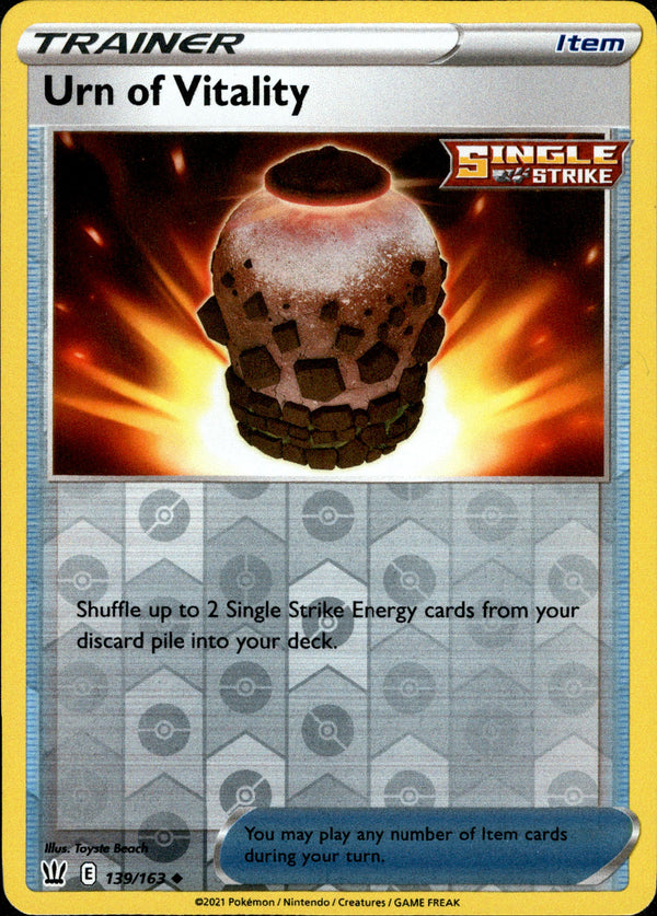 Urn of Vitality - 139/163 - Battle Styles - Reverse Holo - Card Cavern