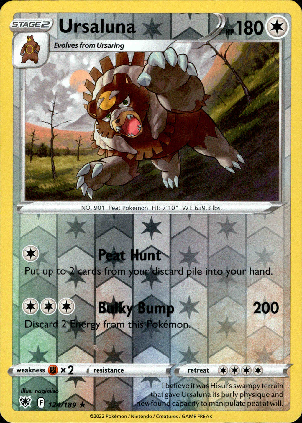 Ursaluna 124/189 | Astral Radiance - Pokèmon Magic Ursaluna 124/189 | Astral Radiance - Pokèmon Magic