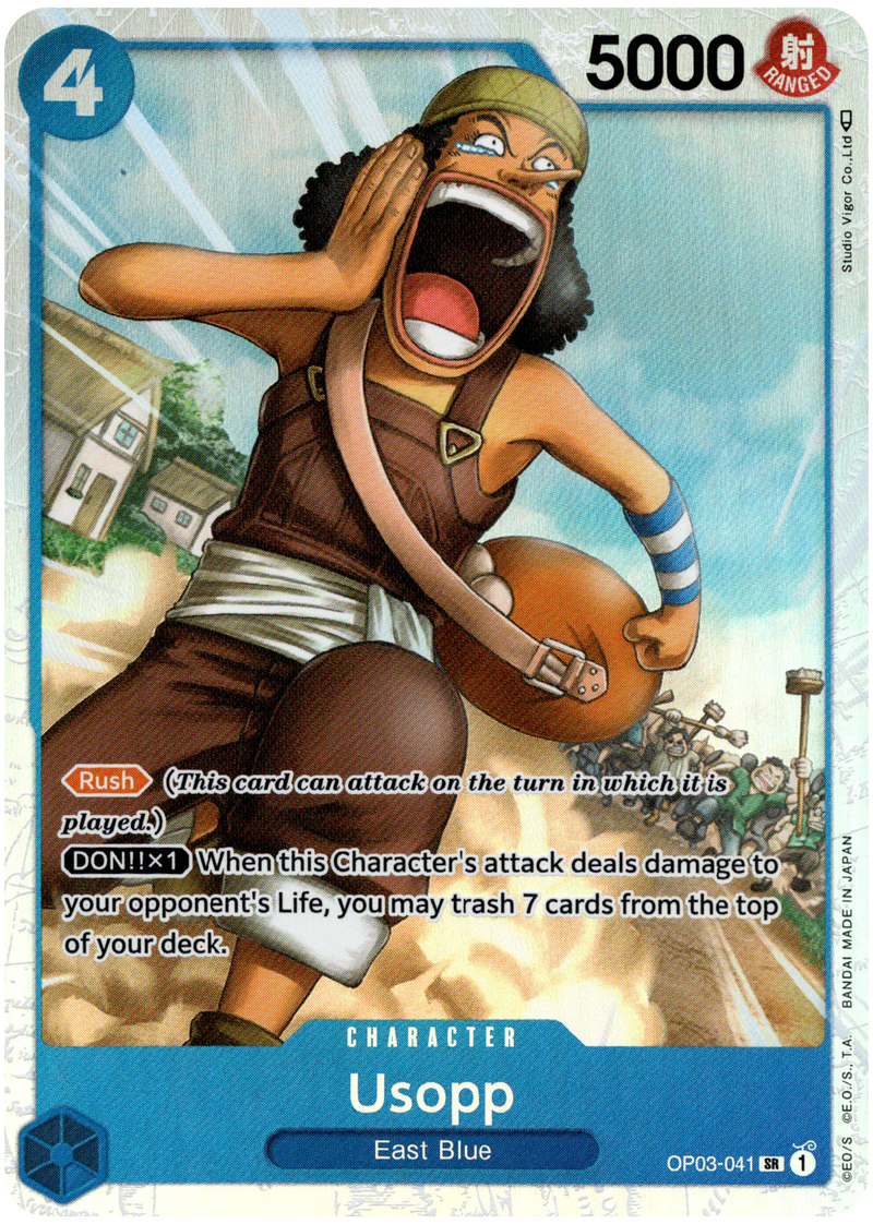 Usopp - OP03-041 SR - Pillars of Strength - Foil - Card Cavern