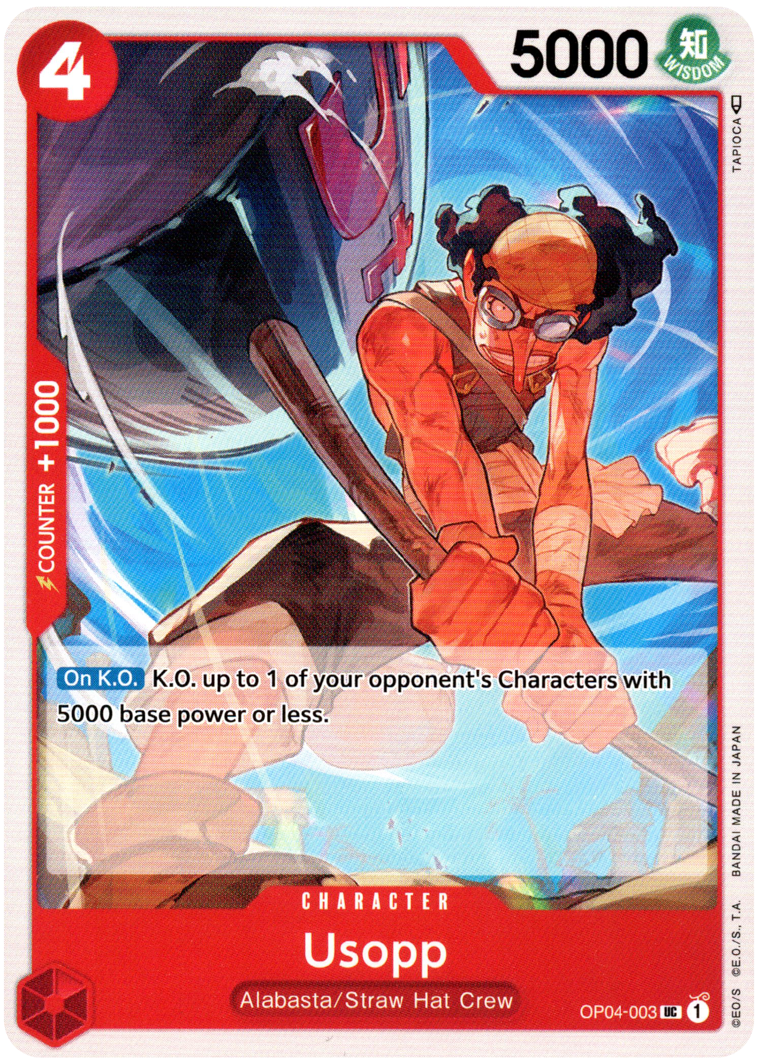 Usopp - OP04-003 UC - Kingdoms of Intrigue - Card Cavern