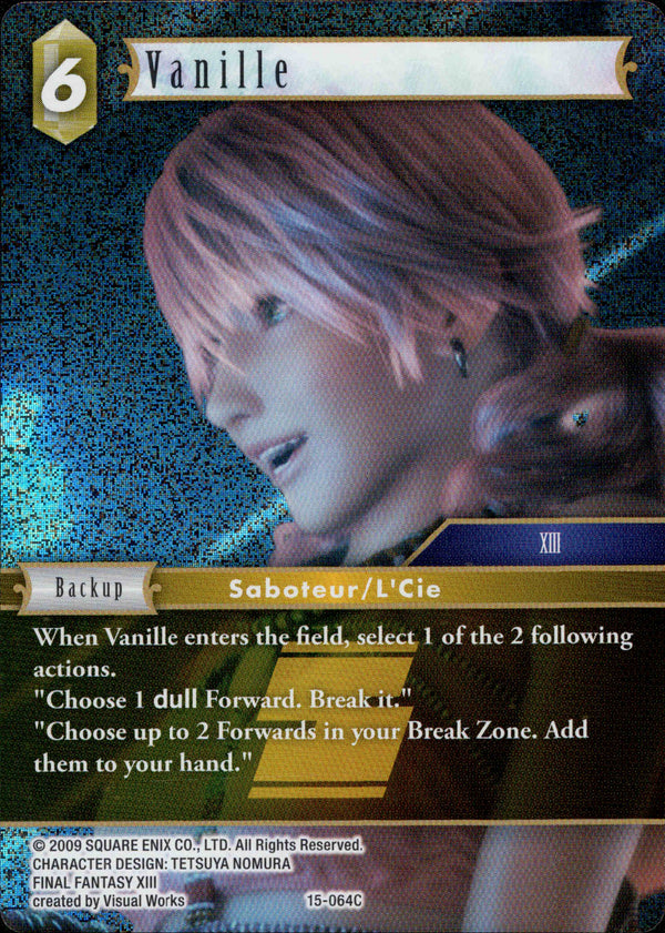 Vanille - 15-064C - Crystal Dominion - Foil - Card Cavern