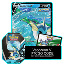 Eevee Evolutions Tin: Vaporeon V - Pokemon TCG Live Code - Card Cavern