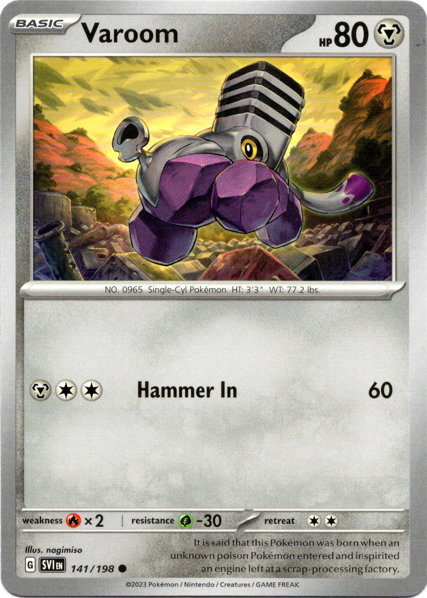 Varoom - 141/198 - Scarlet & Violet - Card Cavern