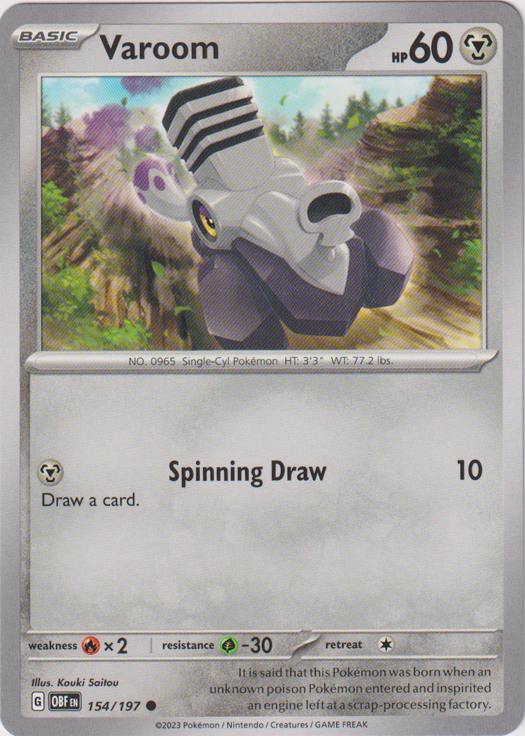 Varoom - 154/197 - Obsidian Flames - Card Cavern