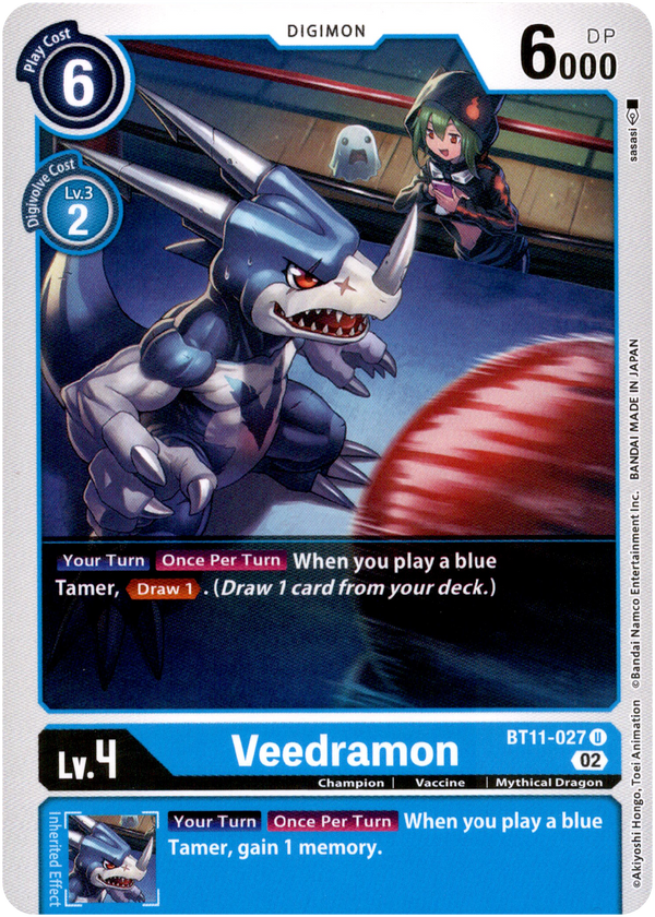 Veedramon - BT11-027 U - Dimensional Phase - Card Cavern