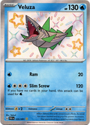 Veluza - 125/091 - Paldean Fates - Holo - Card Cavern