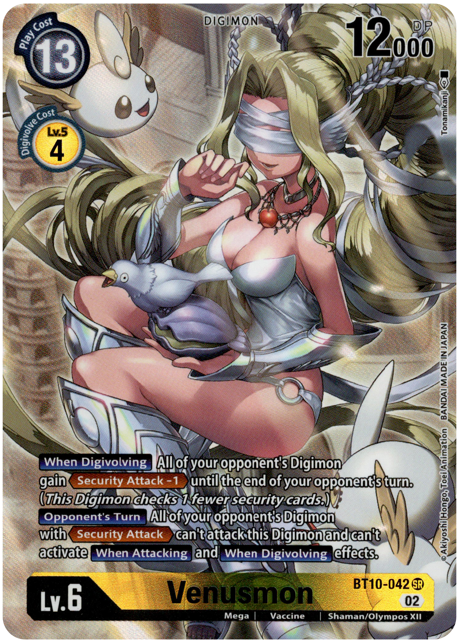 Venusmon Alternate Art - BT10-042 SR - Xros Encounter - Foil - Card Cavern