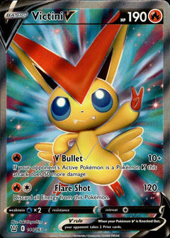 Victini V Full Art - 144/163 - Battle Styles - Holo - Card Cavern