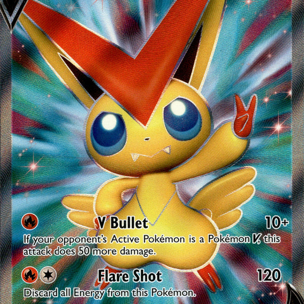 Victini V Full Art - 144/163 - Battle Styles - Holo Card Cavern Trading Cards, LLC Victini V Full Art - 144/163 - Battle Styles - Holo Card Cavern Trading Cards, LLC