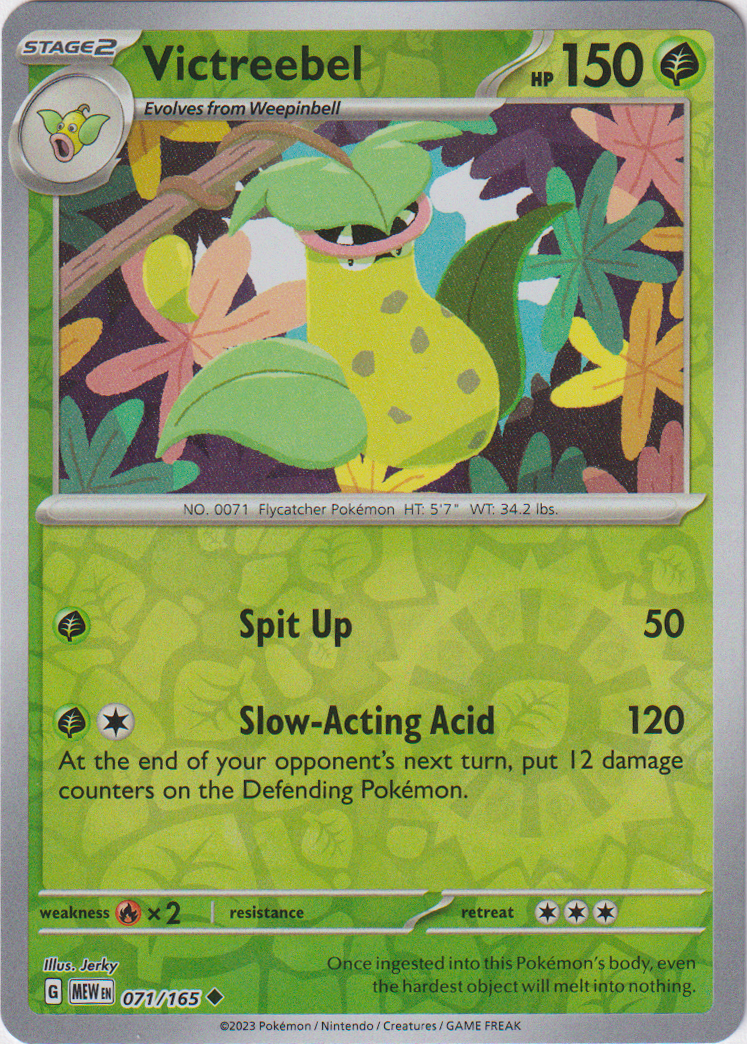 Victreebel - 071/165 - Scarlet & Violet 151 - Reverse Holo - Card Cavern