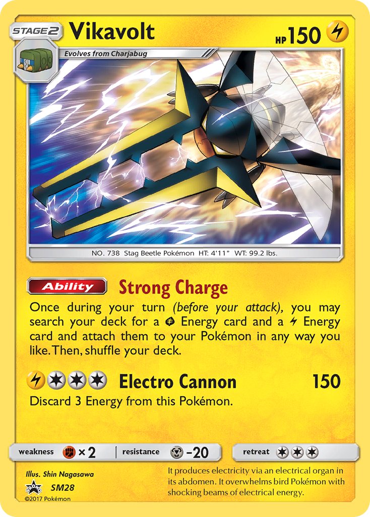 Vikavolt - SM28 - Sun & Moon Promo - Card Cavern