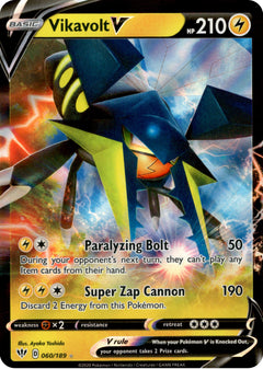 Vikavolt V - 60/189 - Darkness Ablaze - Holo - Card Cavern