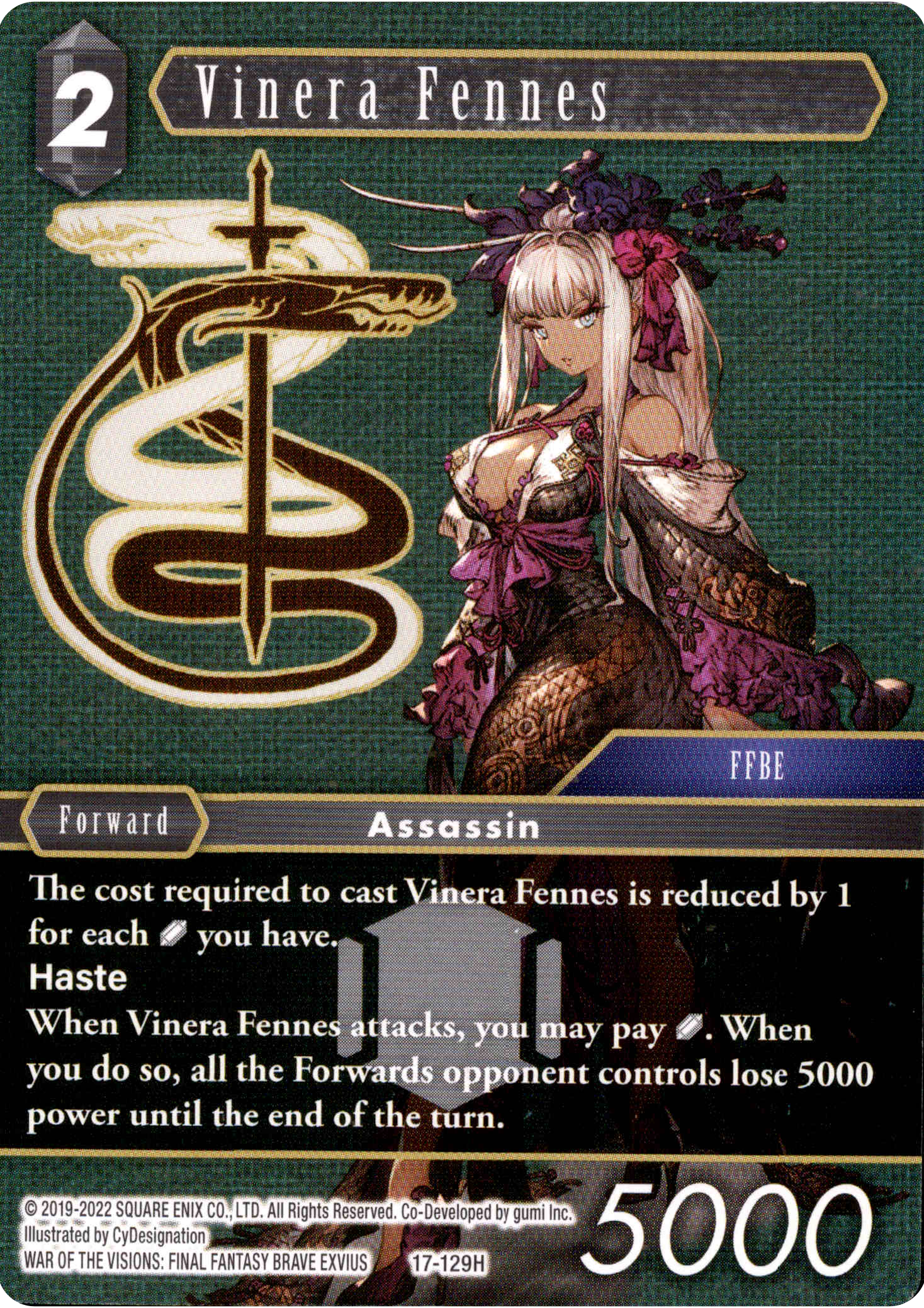 Vinera Fennes - 17-129H - Rebellion's Call - Card Cavern