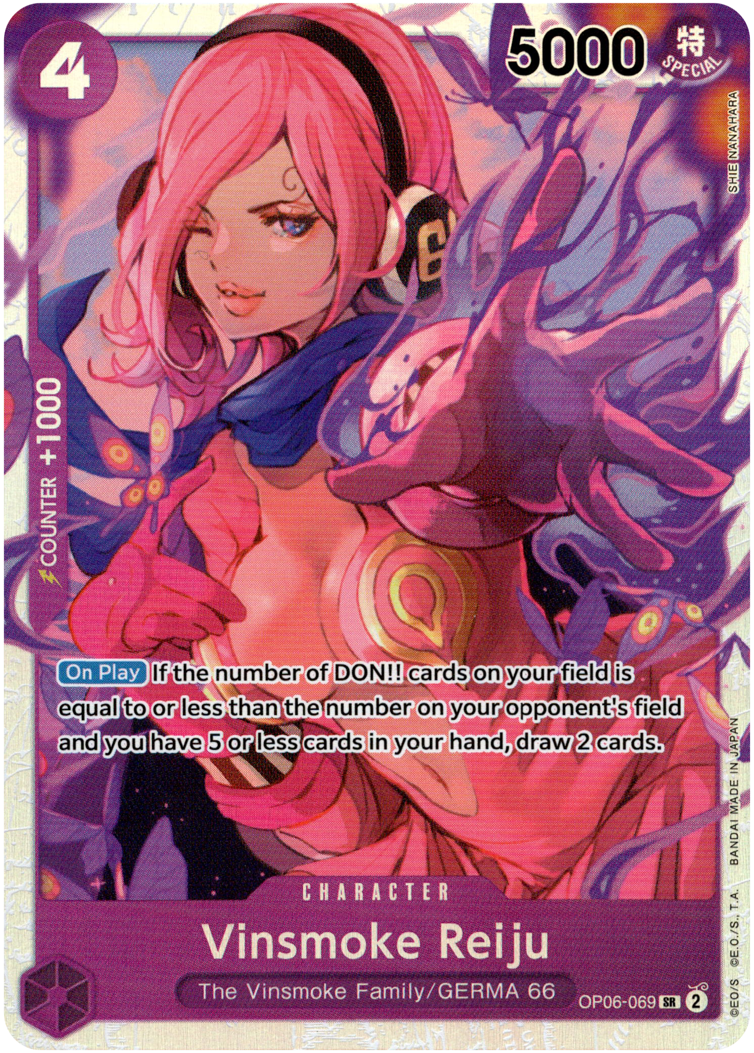 Vinsmoke Reiju (069) - OP06-069SR - Wings of the Captain - Foil - Card Cavern