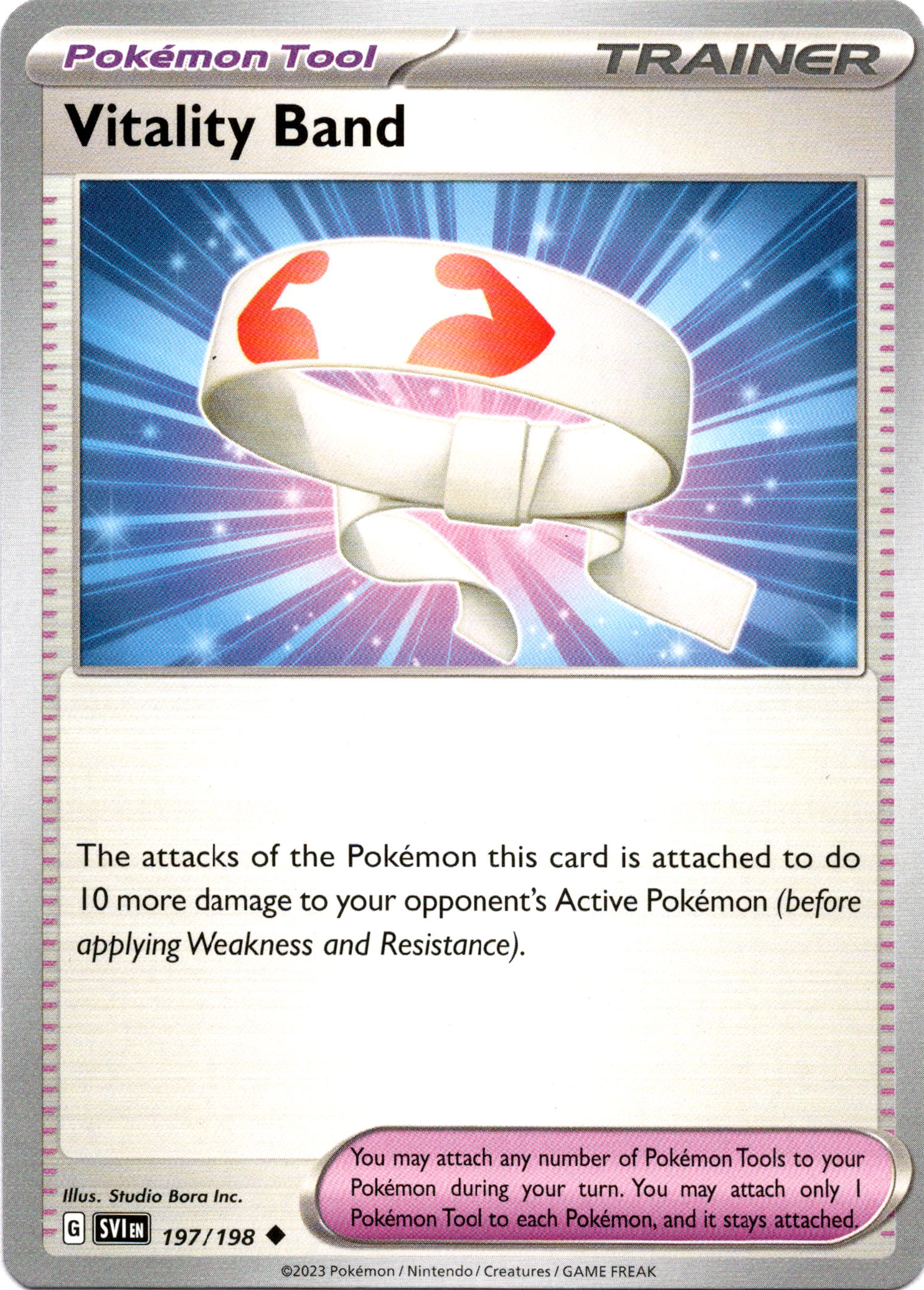 Vitality Band - 197/198 - Scarlet & Violet - Card Cavern