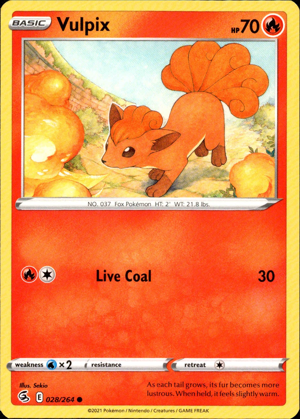Vulpix - 028/264 - Fusion Strike - Card Cavern