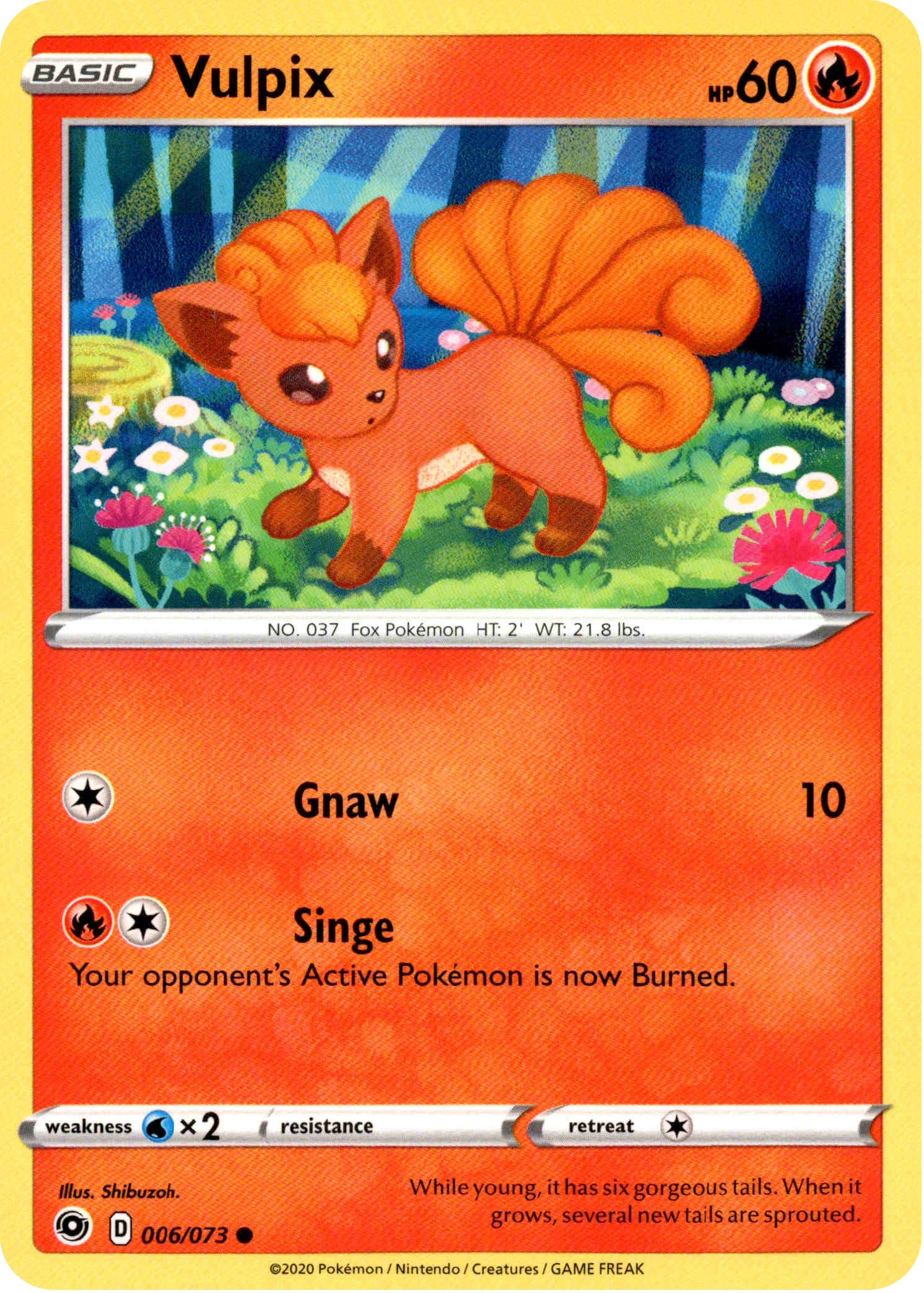 Vulpix - 6/73 - Champion's Path - Card Cavern