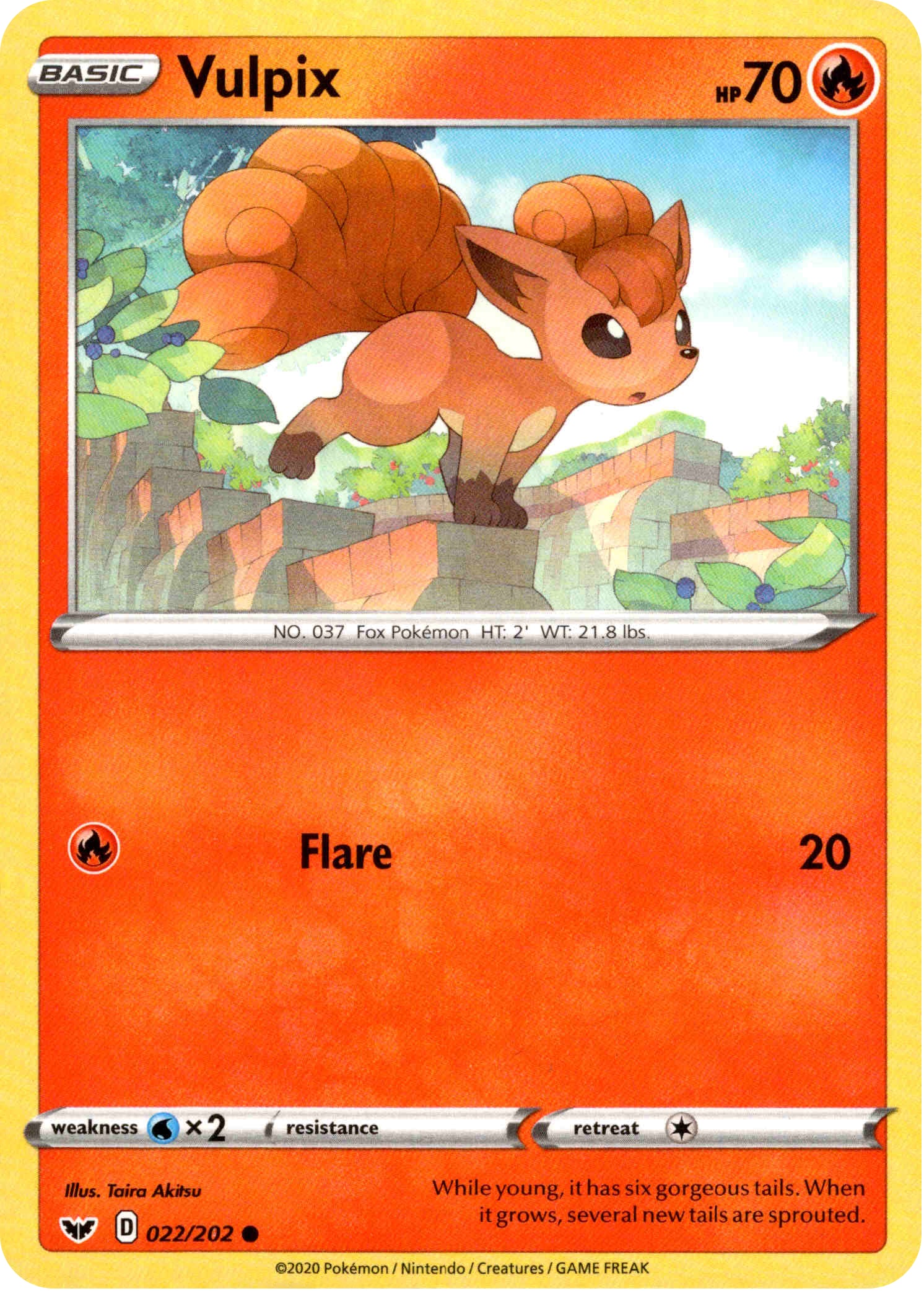 Vulpix - 22/202 - Sword & Shield - Card Cavern