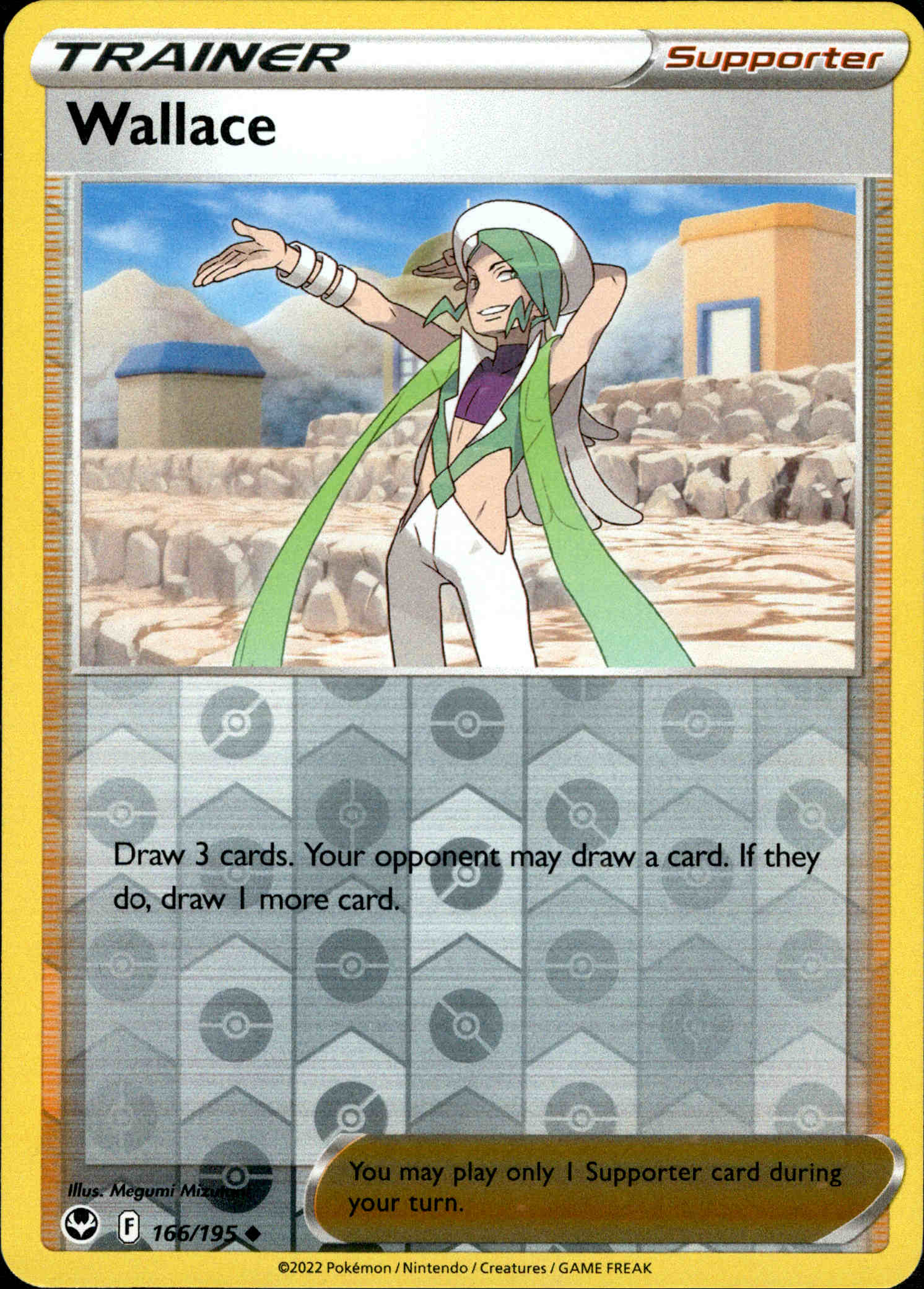 Wallace - 166/195 - Silver Tempest - Reverse Holo - Card Cavern