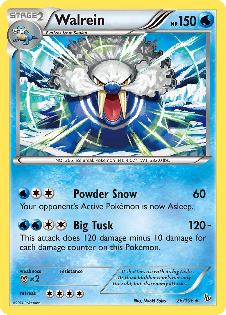 Walrein - 26/106 - Flashfire - Card Cavern