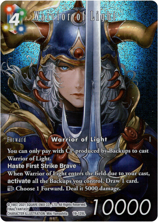 Warrior of Light Full Art - 19-128L - From Nightmares - Foil - Card Cavern