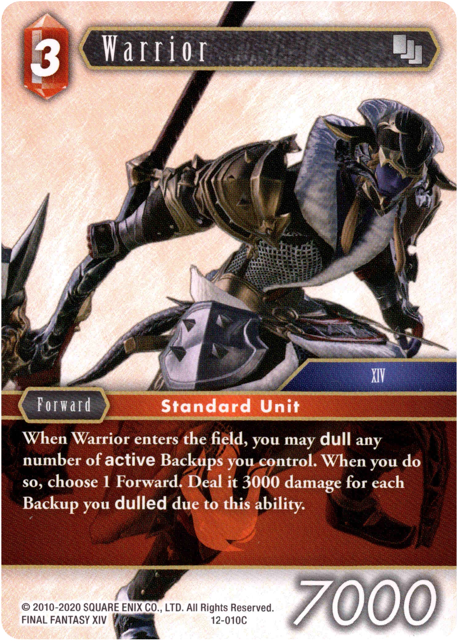 Warrior - 12-010C - Opus XII - Card Cavern