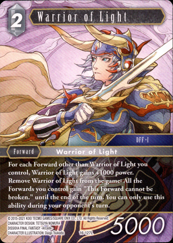 Warrior of Light - 16-127L - Emissaries of Light - Card Cavern