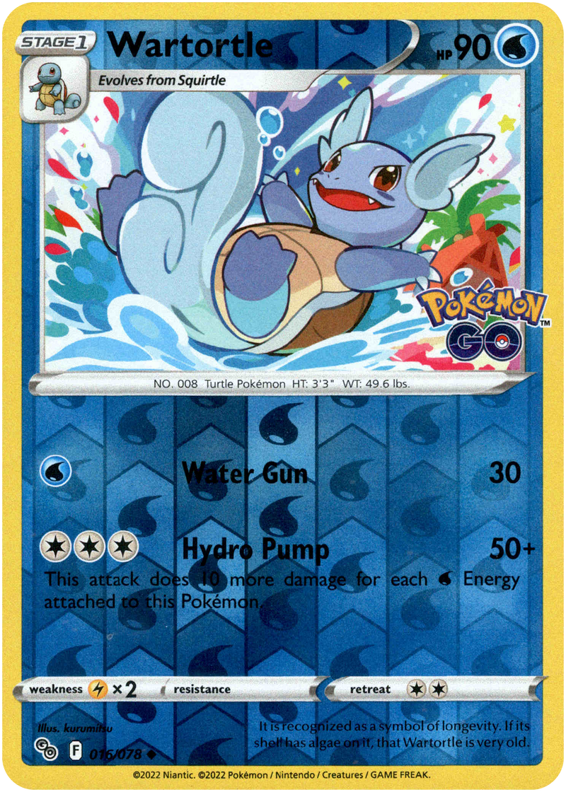 Pokemon GO Card Squirtle, Wartortle, Blastoise Holo Rare Evolution Line - Pokmon GO 2022 Cards (NM/LP) Squirtle Pokemon Card Pokemon GO Card Squirtle, Wartortle, Blastoise Holo Rare Evolution Line - Pokmon GO 2022 Cards (NM/LP) Squirtle Pokemon Card
