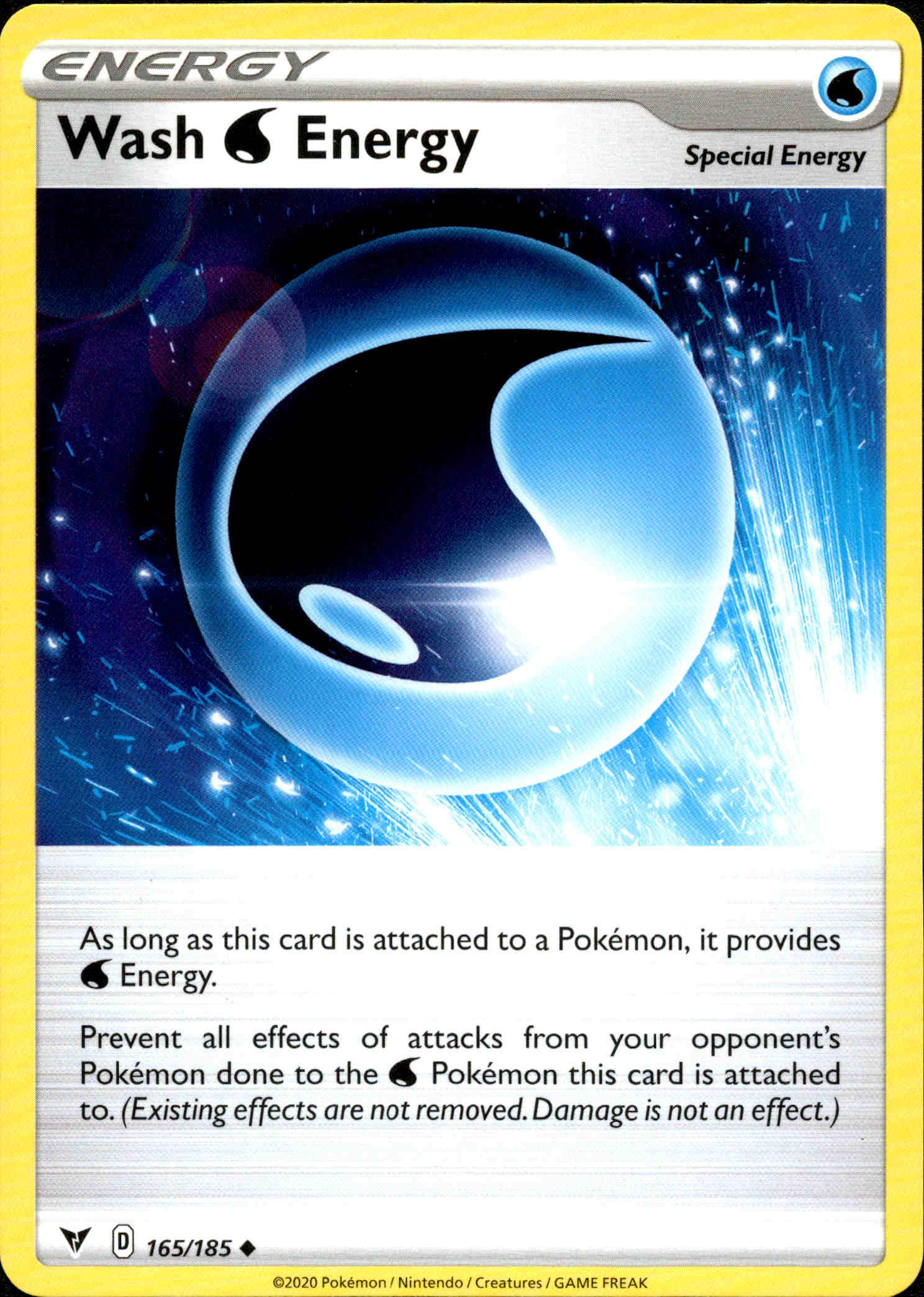 Wash Water Energy - 165/185 - Vivid Voltage - Card Cavern