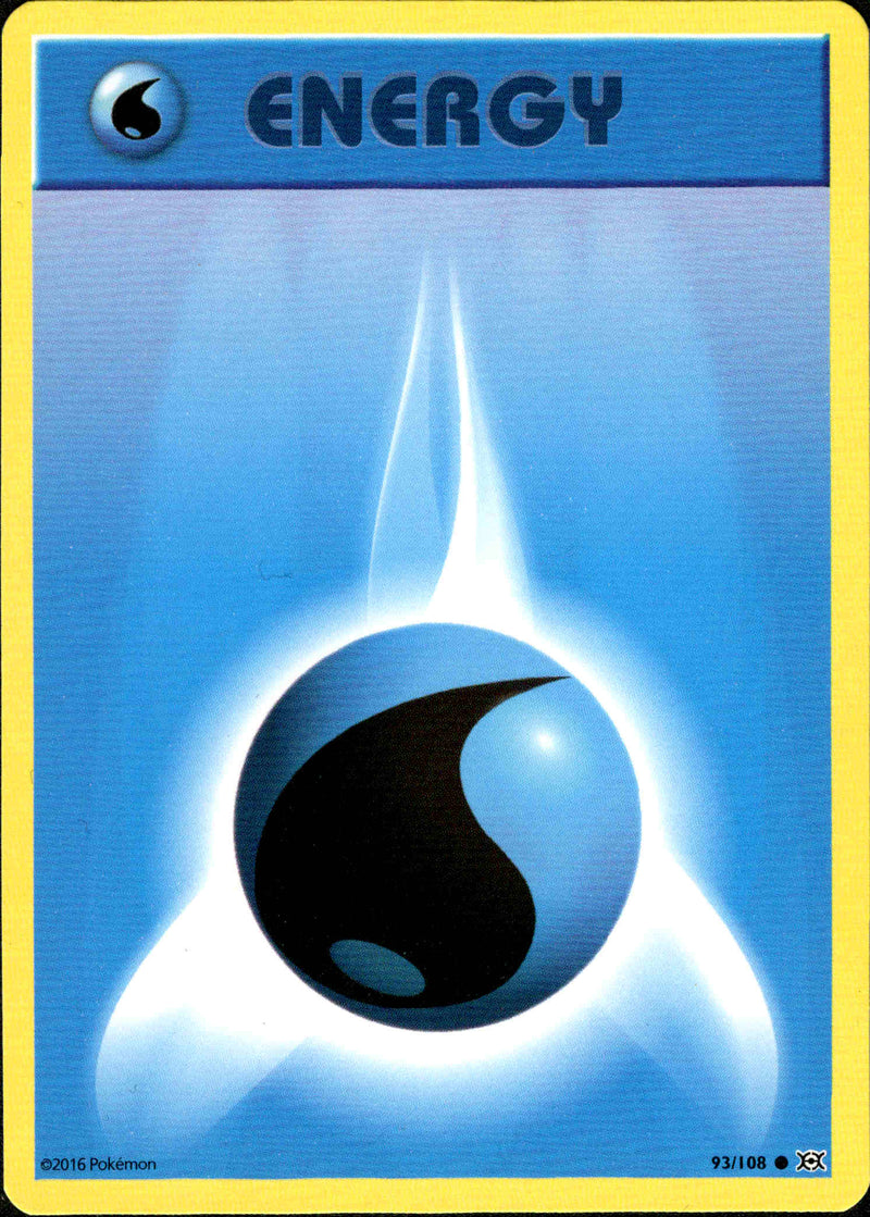 Water Energy - 93/108 - Evolutions - Card Cavern