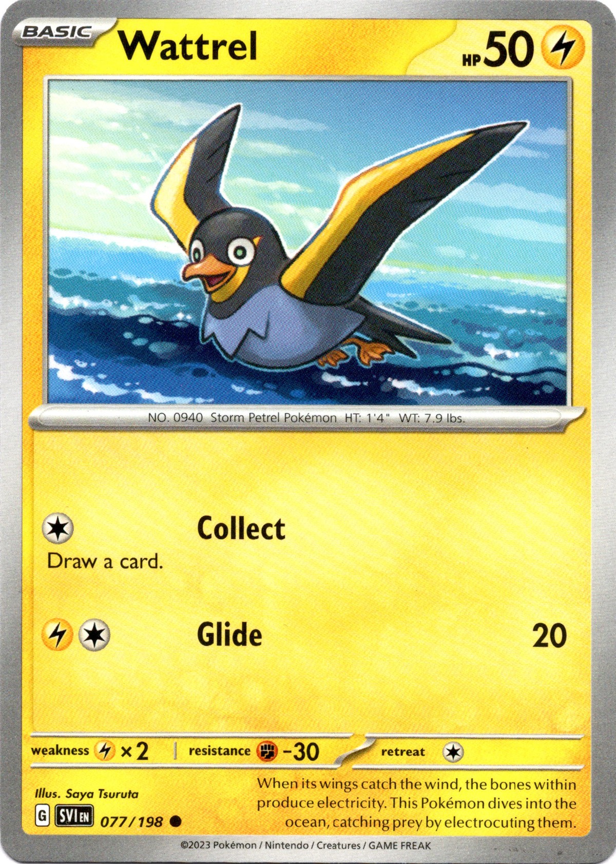 Wattrel - 077/198 - Scarlet & Violet - Card Cavern
