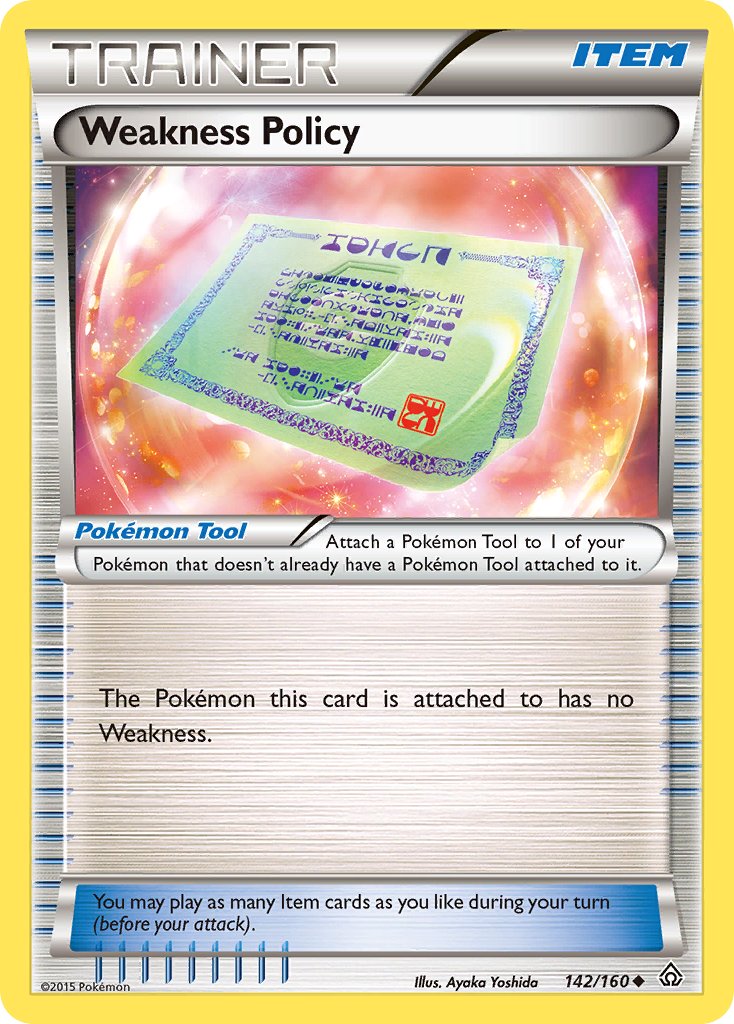 Weakness Policy - 142/160 - Primal Clash - Card Cavern