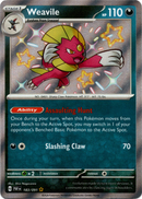 Weavile - 183/091 - Paldean Fates - Holo - Card Cavern