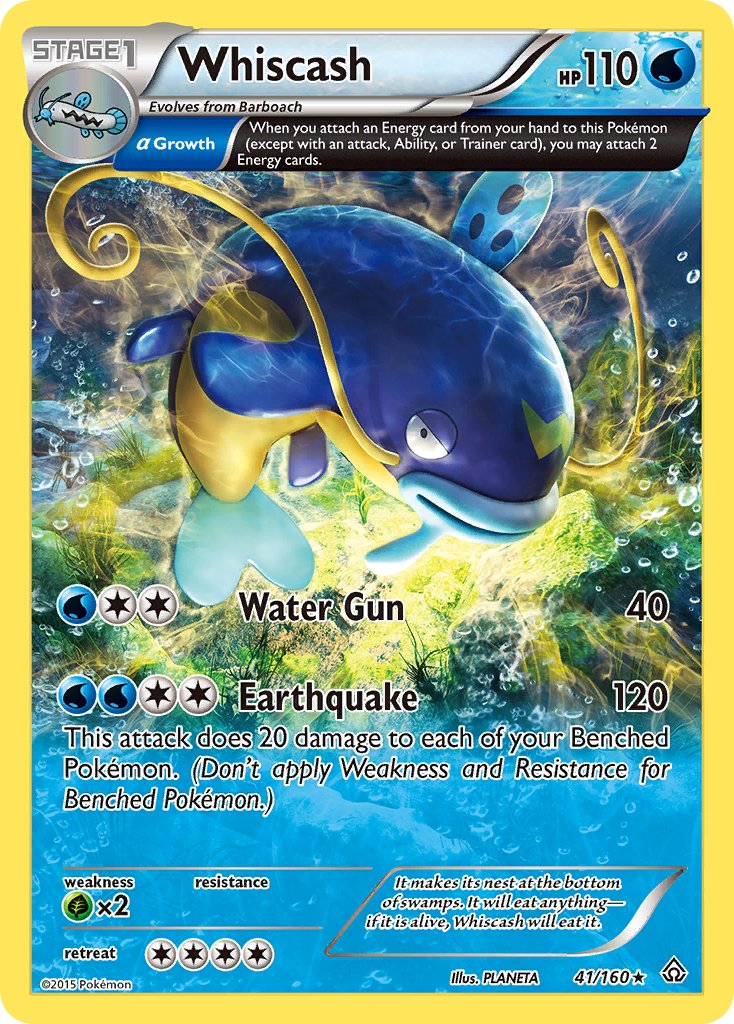Whiscash - 41/160 - Primal Clash - Card Cavern