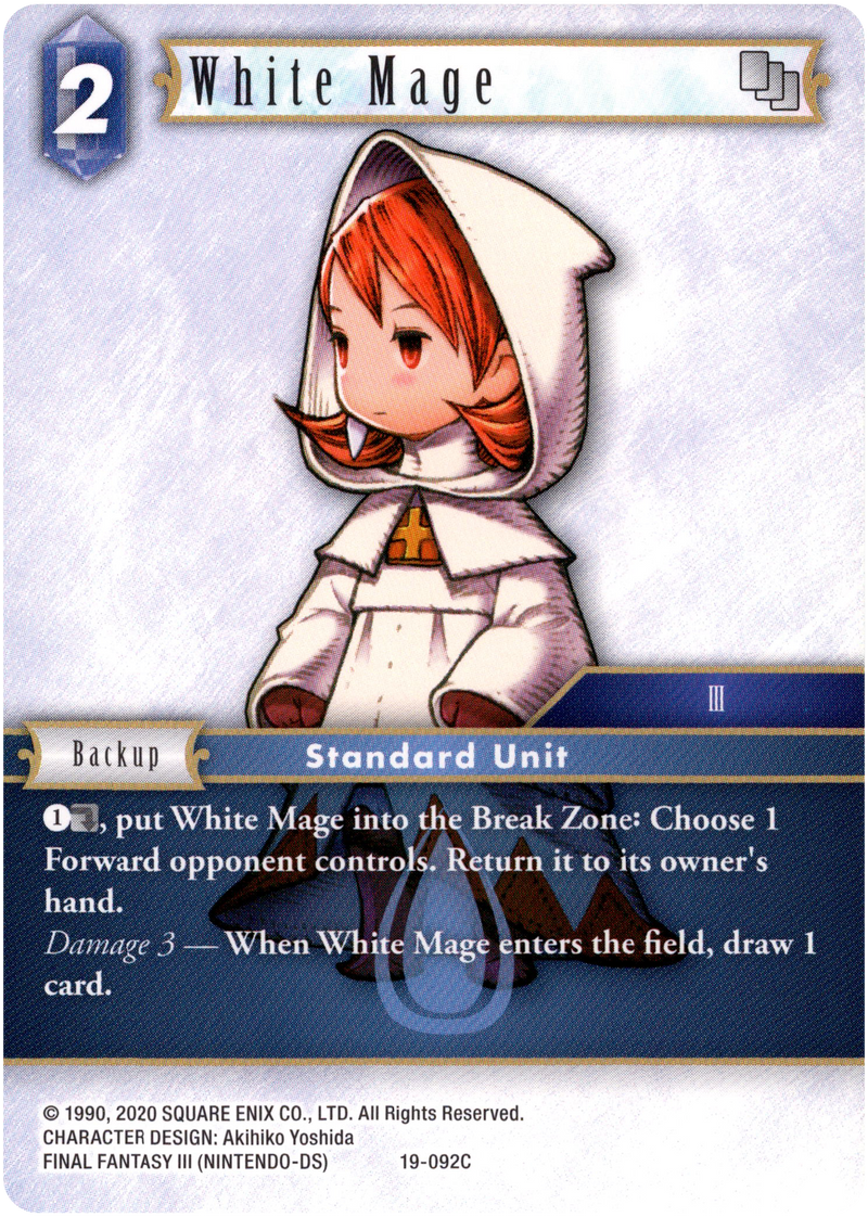 White Mage - 19-092C - From Nightmares - Card Cavern