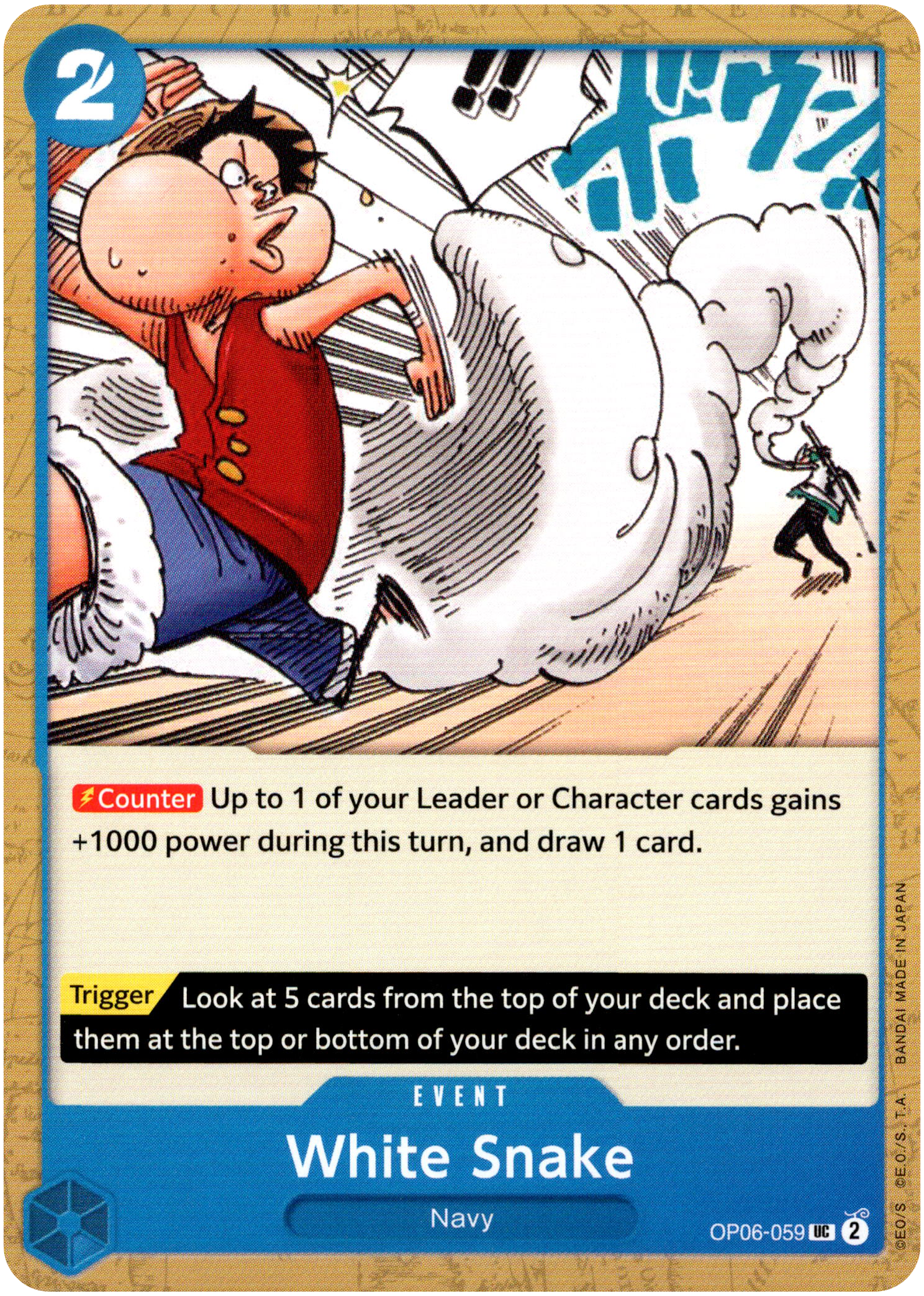 White Snake - OP06-059UC - Wings of the Captain - Card Cavern