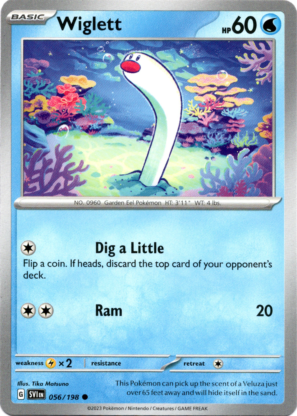 Wiglett - 056/198 - Scarlet & Violet - Card Cavern