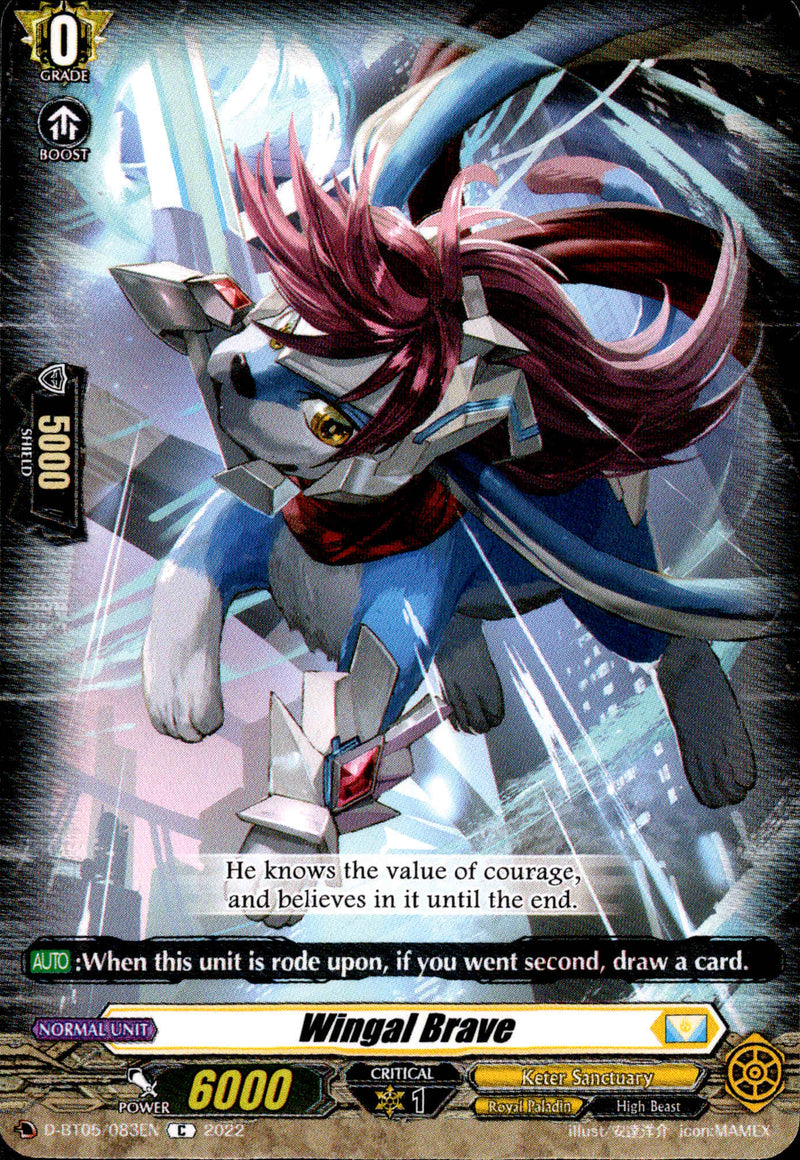 Wingal Brave - D-BT05/083 - Triumphant Return of the Brave Heroes - Card Cavern