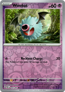 Woobat - 032/091 - Paldean Fates - Reverse Holo - Card Cavern