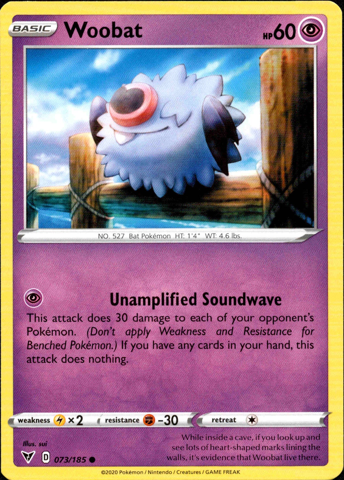 Woobat - 073/185 - Vivid Voltage - Card Cavern