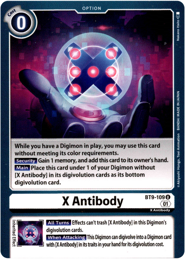 X Antibody - BT9-109 U - X Record - Card Cavern